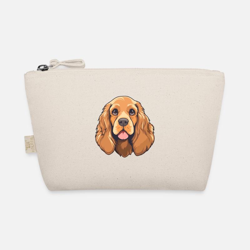 American Cocker Spaniel Hunderasse Cartoon Kawaii I Bio-Täschchen