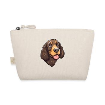 American Water Spaniel Dog Breed Cartoon Kawaii Il - Bio-Täschchen - Natur - Vorne