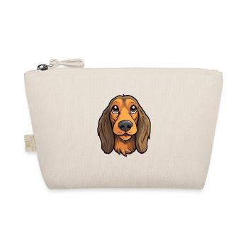 Alpine Dachsbracke Dog Breed Cartoon Kawaii Illust - Organic Pouch - nature - Front