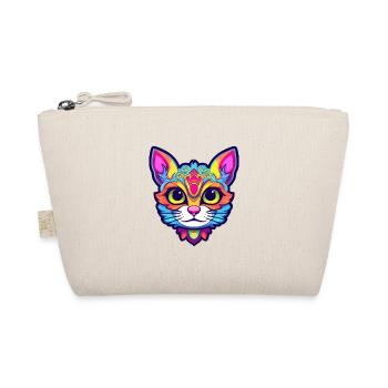 Arabian Mau Cat Breed Watercolor Cartoon Kawaii - Organic Pouch - nature - Front