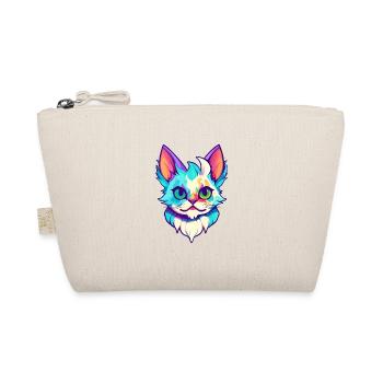 Australian Spotted Mist Cat Colorful Cartoon Kawai - Organic Pouch - nature - Front