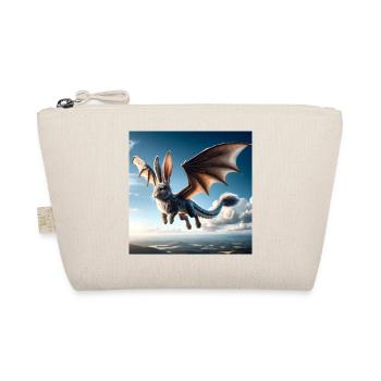 Flying Bunny Dragon #01 - Organic Pouch - nature - Front