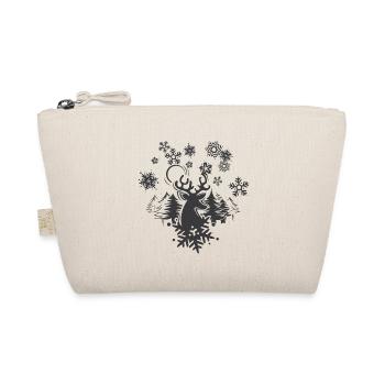 Flocons de neige Noël Hiver Rennes Orignal - Trousse biologique - nature - Devant