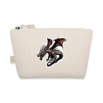 Drache / Tier / Feuer / Fabelwesen / Märchen - Bio-Täschchen - Natur - Vorne