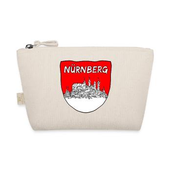 Nuremberg Silhouette Coat of Arms - Organic Pouch - nature - Front