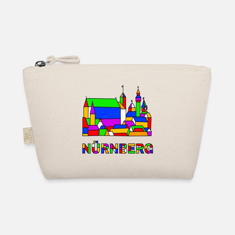Nuremberg - Castle - Pop-Art Organic Pouch