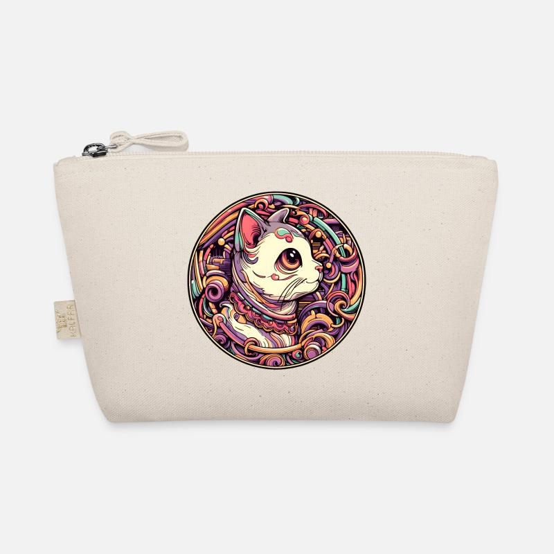 Niedliche Katze Bio-Täschchen
