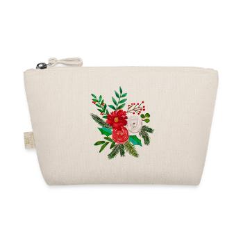 Fleurs de Noël à l’aquarelle Weihnachten d’hiver - Trousse biologique - nature - Devant