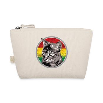 Visage de chat avec drapeau reggae - Trousse biologique - nature - Devant