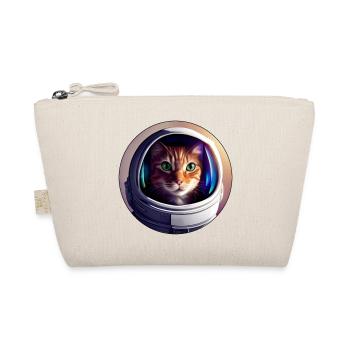 Chat de l’espace avec un casque - Trousse biologique - nature - Devant