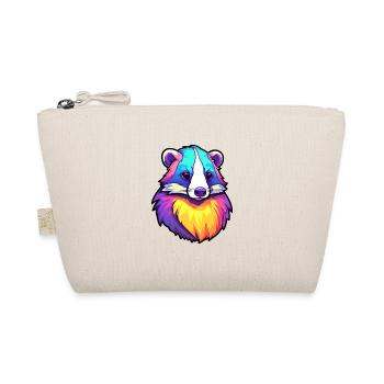 Blaireau Aquarelle Colorée Dessin Animé Kawaii Animal - Trousse biologique - nature - Devant