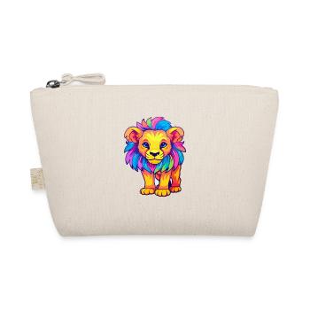 Lion Aquarelle Colorée Dessin Animé Kawaii Animal - Trousse biologique - nature - Devant