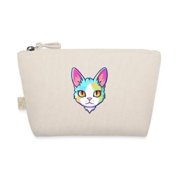 Japanische Bobtail-Katze Aquarell-Karikatur Kawaii - Bio-Täschchen - Natur - Vorne