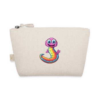 Ver de terre Aquarelle colorée Dessin animé Kawaii Anima - Trousse biologique - nature - Devant