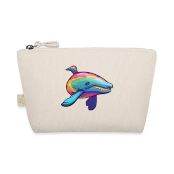 Wal bunte Aquarell-Karikatur Kawaii-Tier - Bio-Täschchen - Natur - Vorne