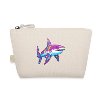 Requin Aquarelle Colorée Dessin Animé Kawaii Animal - Trousse biologique - nature - Devant
