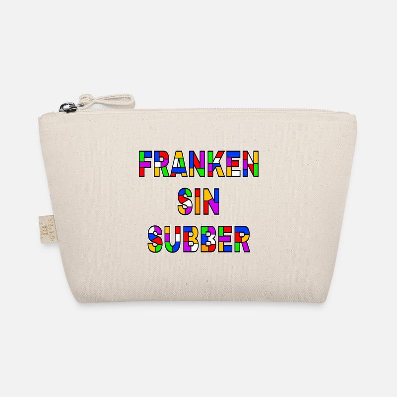 Franken sin Subber - fränkische Pop Art - Bio-Täschchen - Natur