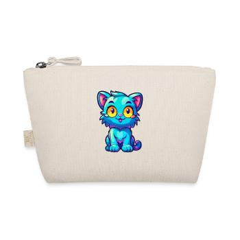 Chat Aquarelle Colorée Dessin Animé Kawaii Animal - Trousse biologique - nature - Devant