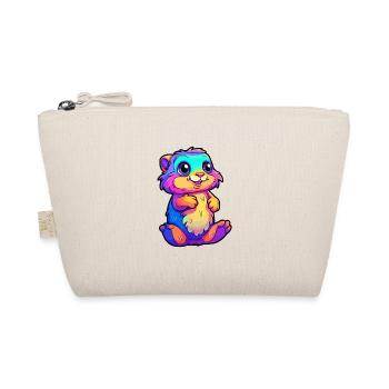 Gopher Buntes Aquarell Cartoon Kawaii Tier - Bio-Täschchen - Natur - Vorne