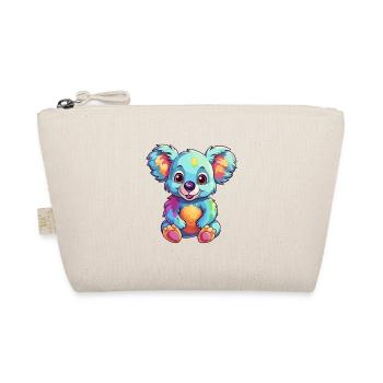 Koala Buntes Aquarell Cartoon Kawaii Tier - Bio-Täschchen - Natur - Vorne