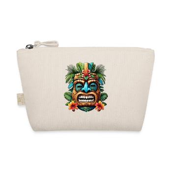 Tiki / Hawaï / Tropical / Île / Culture / Logo - Trousse biologique - nature - Devant