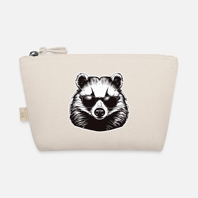 Badger / Rodent / Animal / Stripe / Wild Organic Pouch