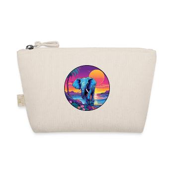 Éléphant Aquarelle Colorée Dessin Animé Kawaii Animal - Trousse biologique - nature - Devant