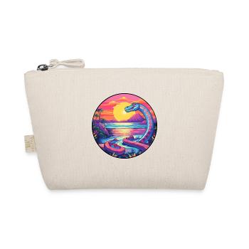 Earthworm Colorful Watercolor Cartoon Kawaii Pet - Organic Pouch - nature - Front