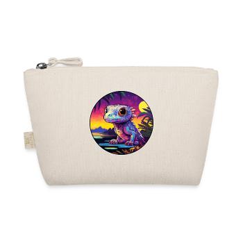Salamandre Coloré Aquarelle Dessin Animé Kawaii Animal de compagnie - Trousse biologique - nature - Devant