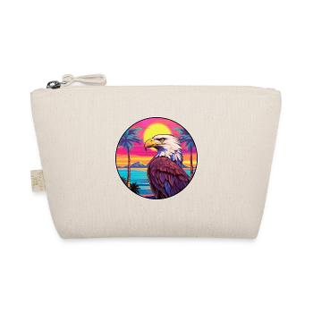 Adler Buntes Aquarell Cartoon Kawaii Tier - Bio-Täschchen - Natur - Vorne