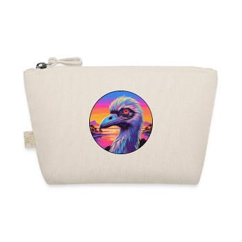 émeu coloré aquarelle dessin animé Kawaii Animal - Trousse biologique - nature - Devant
