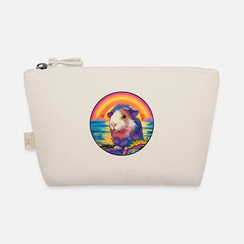 Cochon d’Inde coloré aquarelle dessin animé Kawaii animal de compagnie Trousse biologique