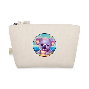 Koala Buntes Aquarell Cartoon Kawaii Tier - Bio-Täschchen - Natur - Vorne