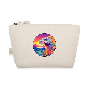 Dragon de Komodo Coloré Aquarelle Dessin Animé Kawaii - Trousse biologique - nature - Devant