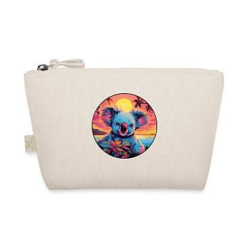 Koala Buntes Aquarell Cartoon Kawaii Tier - Bio-Täschchen - Natur - Vorne
