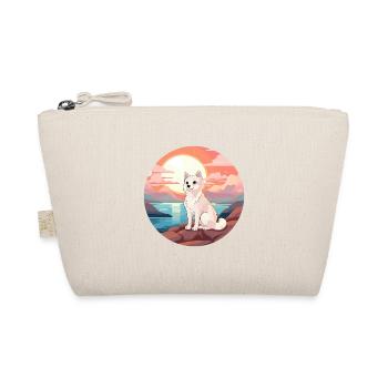 Renard arctique coloré aquarelle dessin animé Kawaii animal de compagnie - Trousse biologique - nature - Devant