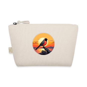Bouvreuil coloré aquarelle dessin animé kawaii animal de compagnie - Trousse biologique - nature - Devant