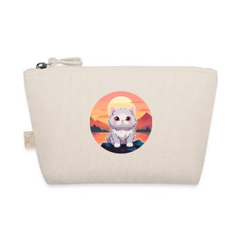 Chat Aquarelle Colorée Dessin Animé Kawaii Animal - Trousse biologique - nature - Devant