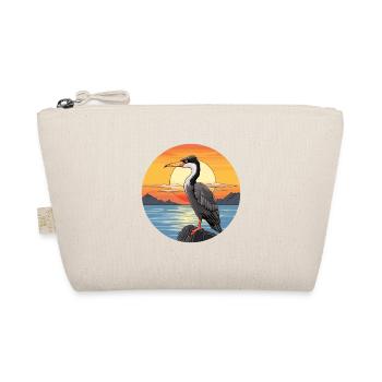 Kormoran Bunte Aquarell-Karikatur Kawaii Haustier - Bio-Täschchen - Natur - Vorne