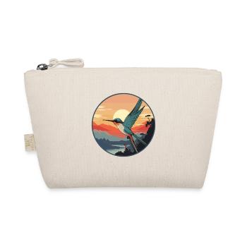 Colibri coloré aquarelle dessin animé kawaii animal de compagnie - Trousse biologique - nature - Devant