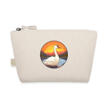 Goose Colorful Watercolor Cartoon Kawaii Animal - Organic Pouch - nature - Front
