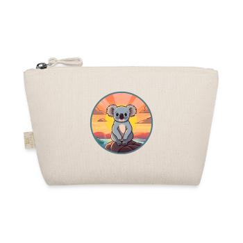 Koala Buntes Aquarell Cartoon Kawaii Tier - Bio-Täschchen - Natur - Vorne