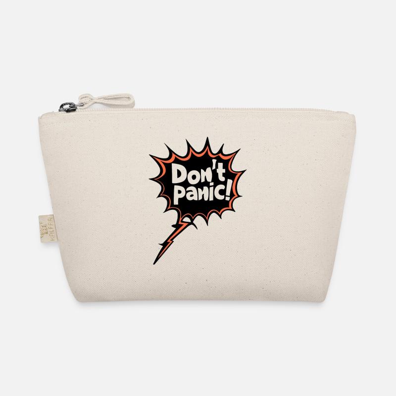 Don't Panic! Lustiger Spruch Zitat Statement Bio-Täschchen