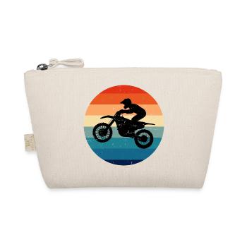 Herren Dirt Bike Dirtbike Motocross Dirt Biker - Bio-Täschchen - Natur - Vorne
