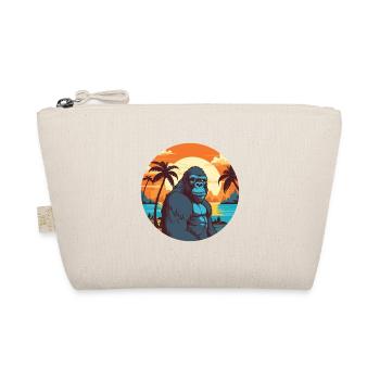 Gorilla Watercolor Cartoon Kawaii Clipart Animal - Organic Pouch - nature - Front