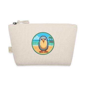 Kiwi Watercolor Cartoon Kawaii Clipart Animal - Organic Pouch - nature - Front