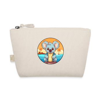 Koala Aquarell Cartoon Kawaii Clipart Tier - Bio-Täschchen - Natur - Vorne