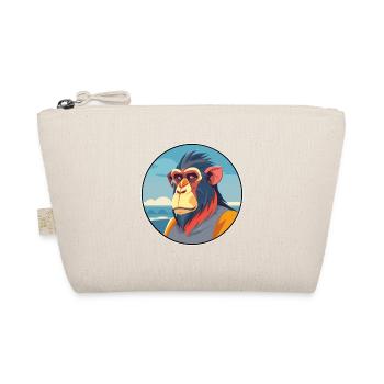 Mandrill Aquarell Cartoon Kawaii Clipart Tier - Bio-Täschchen - Natur - Vorne
