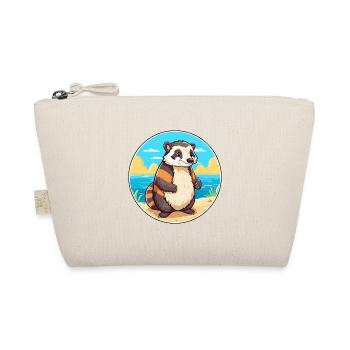Blaireau Aquarelle Dessin Animé Kawaii Clipart Animal - Trousse biologique - nature - Devant