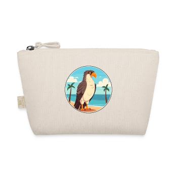 Hawk Watercolor Cartoon Kawaii Clipart Animal - Organic Pouch - nature - Front
